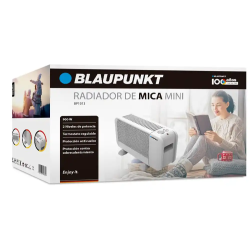 Radiador blaupunkt mini 900w dos niveles potencia proteccion sobrecalentamiento color blanco