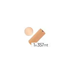 Papel kraft liderpapel marron bobina 1 mt x 357 mt especial para embalaje peso 25 kg