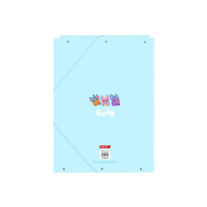 Carpeta safta gomas solapas folio carton furby