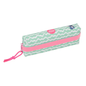 Bolso escolar portatodo safta rectangular con goma elastica 22cm stitch ice cream 40x220x70 mm