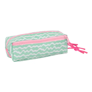 Bolso escolar portatodo safta triple pequeño con goma elastica 22cm stitch ice cream 85x220x60 mm