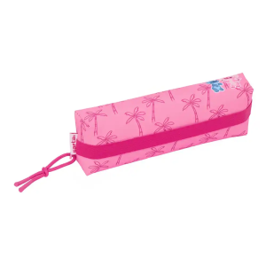 Bolso escolar portatodo safta rectangular con goma elastica 22cm stitch chill 40x220x70 mm