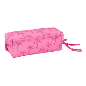 Bolso escolar portatodo safta triple pequeño con goma elastica 22cm stitch chill 85x220x60 mm