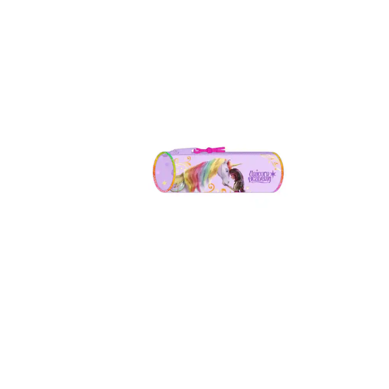Bolso escolar portatodo safta redondo unicorn academy 70x200x70 mm
