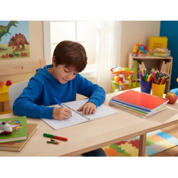 Cuaderno espiral liderpapel a4 smart tapa blanda 80h 75gr cuadro 4 mm con margen pack 5+1 colores surtidos