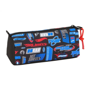 Bolso escolar portatodo safta hot wheels 80x210x70 mm