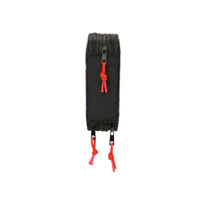 Plumier escolar safta triple 37 piezas hot wheels 195x125x55 mm