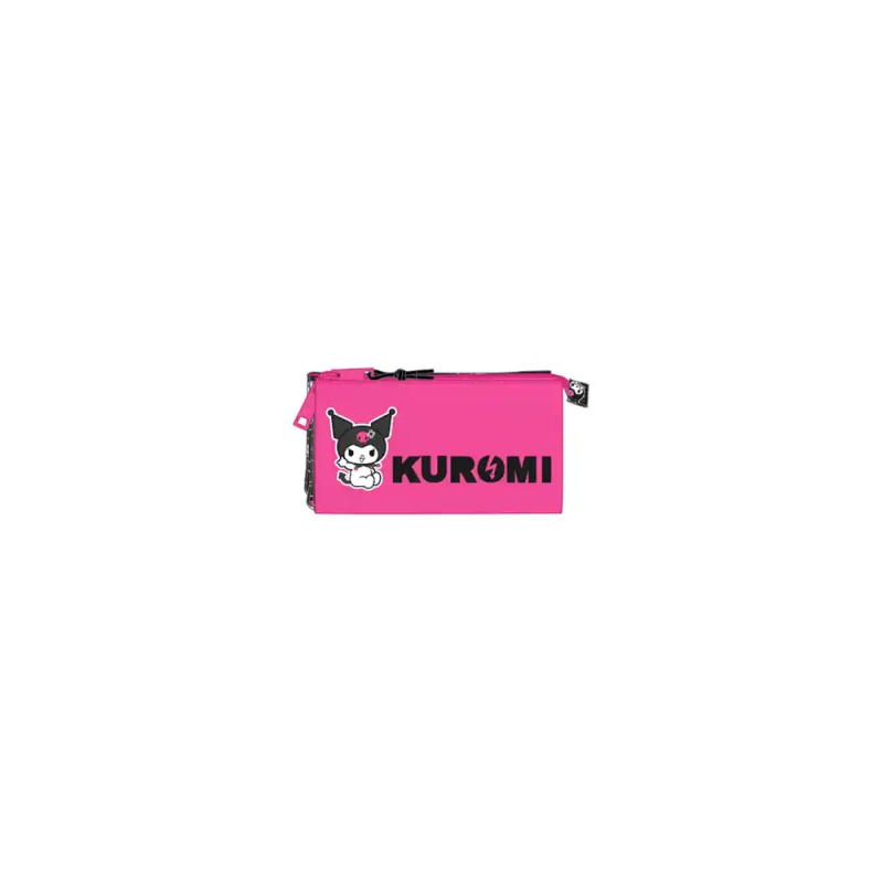 Bolso escolar portatodo safta triple kuromi 120x220x30 mm
