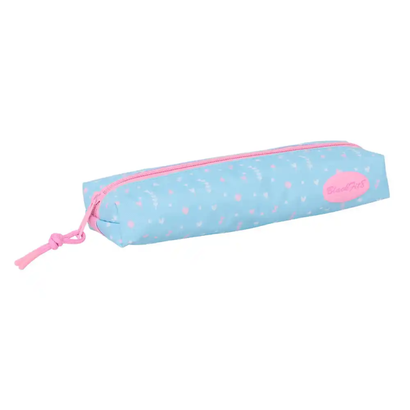 Bolso escolar portatodo safta rectangular con goma elastica 22cm blackfit8 smile 40x220x70 mm