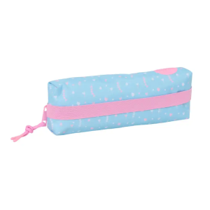 Bolso escolar portatodo safta rectangular con goma elastica 22cm blackfit8 smile 40x220x70 mm