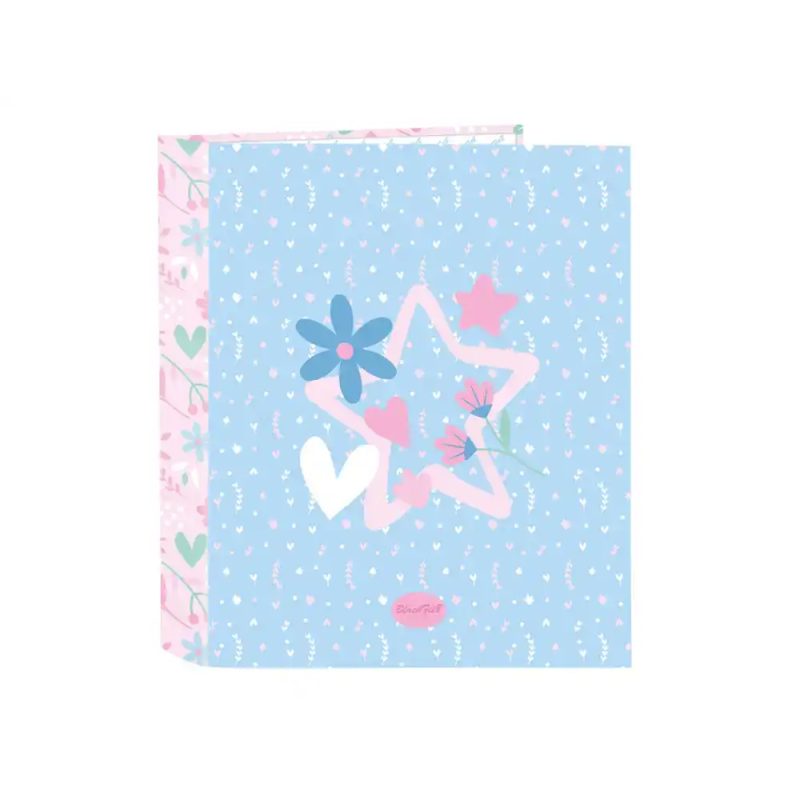 Carpeta safta 4 anillas folio carton lomo ancho blackfit8 smile