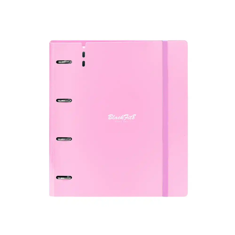 Carpeta safta 4 anillas de 35mm a4 cuadro 5mm polipropileno foam blackfit8 smile