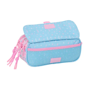 Bolso escolar portatodo safta triple big blackfit8 smile 100x215x80 mm