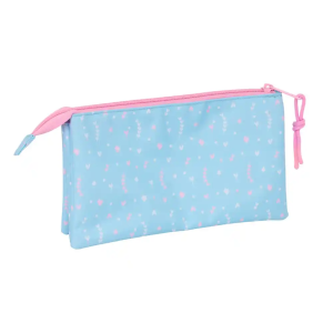 Bolso escolar portatodo safta triple blackfit8 smile 120x220x30 mm