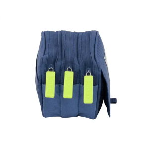 Bolso escolar portatodo safta triple big munich blue indigo 100x215x80 mm