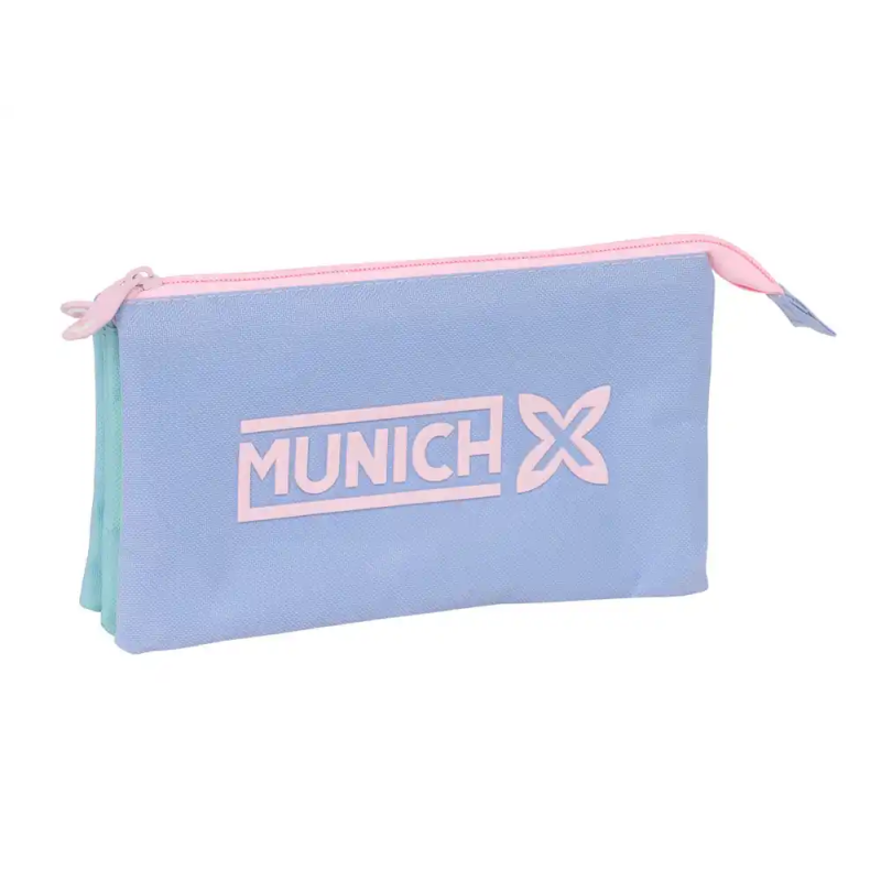 Bolso escolar portatodo safta triple munich mellow 120x220x30 mm