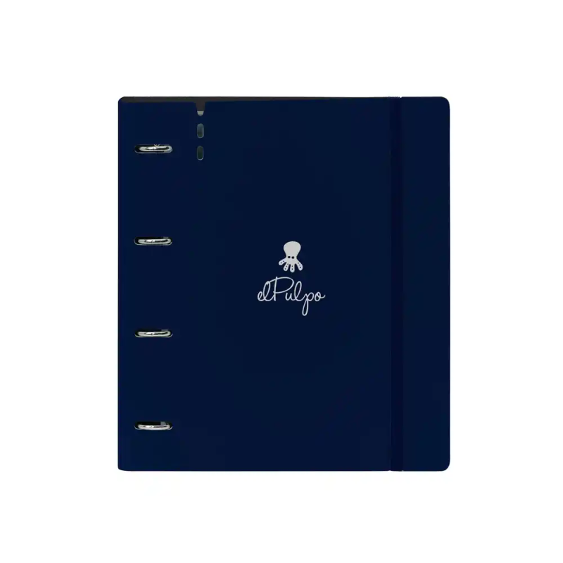 Carpeta safta 4 anillas de 35mm a4 con recambio 100h cuadro 5mm polipropileno foam el pulpo