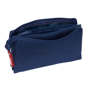 Bolso escolar portatodo safta triple el pulpo 120x220x30 mm