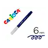 Rotulador carioca jumbo lavable azul punta gruesa 6 mm