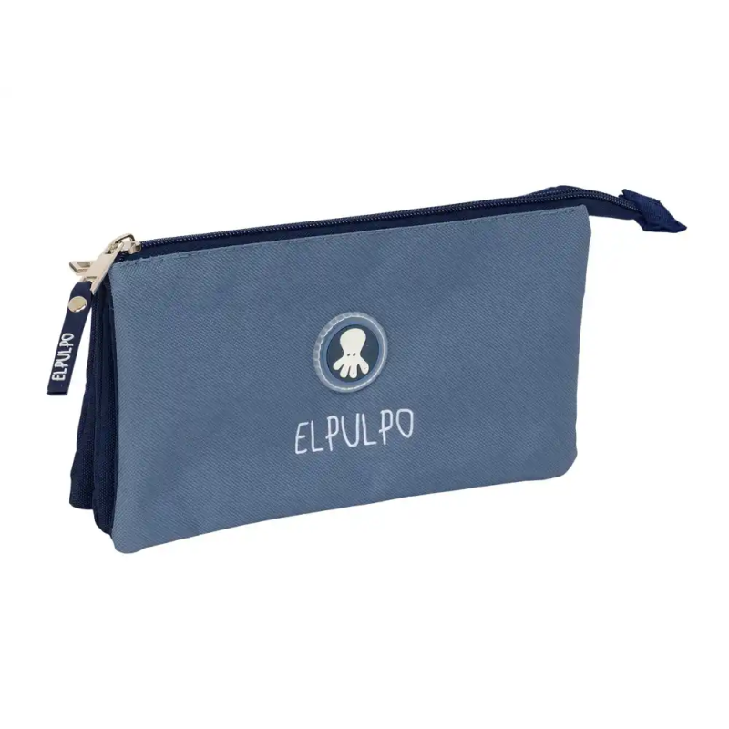 Bolso escolar portatodo safta triple el pulpo basics 120x220x30 mm