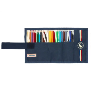 Plumier escolar safta enrollable 27 piezas el ganso eclipse 200x70x70 mm