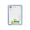 Pizarra blanca liderpapel 21x30 cm magnetica doble cara lisa con rotulador iman y borrador