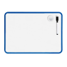 Pizarra blanca liderpapel 21x30 cm magnetica doble cara lisa con rotulador iman y borrador