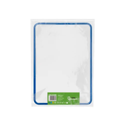Pizarra blanca liderpapel 30x42 cm magnetica doble cara lisa con rotulador iman y borrador