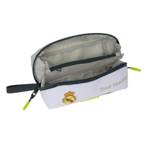 Bolso escolar portatodo safta cuadrado grande real madrid 1 equipacion 25/26 80x200x80 mm