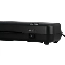 Plastificadora q-connect compacta kf19061 din a4 plastificado caliente/frio luces ready/power 2 rodillos