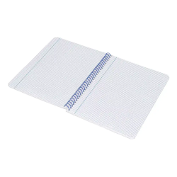 Cuaderno espiral liderpapel a4 wonder tapa plastico 80h 90gr cuadro 4mm con margen color verde oscuro