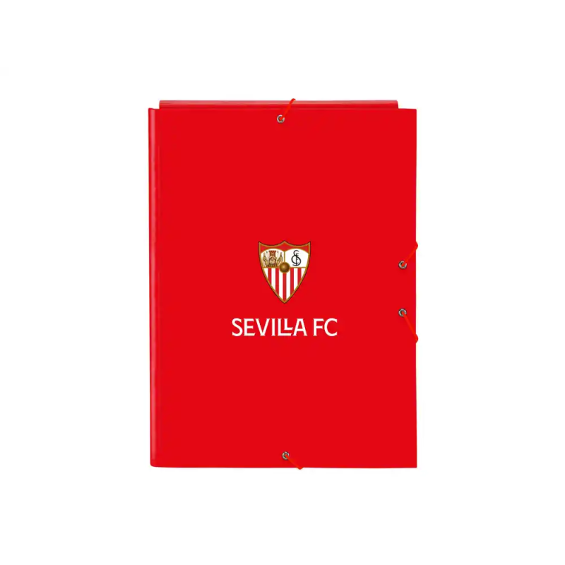 Carpeta safta gomas solapas folio carton sevilla f.c.