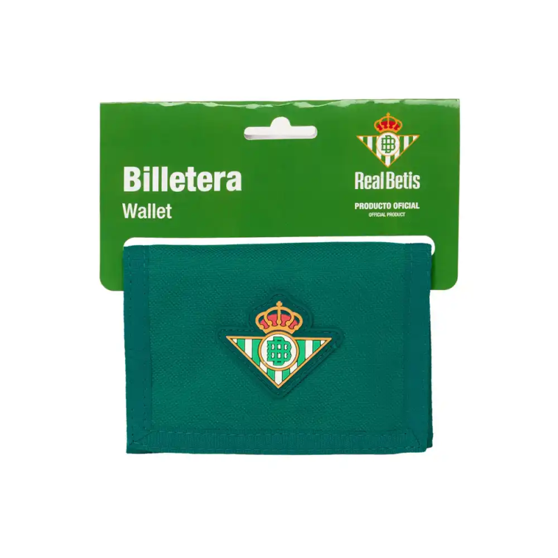 Billetera safta resistente al agua real betis 95x125x10 mm