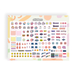 Planning semanal liderpapel joven 2026 29,7x21 cm din a4 con pegatinas papel 104 gr