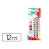Pintura al oleo liderpapel caja de 12 tubos de aluminio de 12 ml colores surtidos