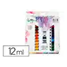 Pintura al oleo liderpapel caja de 24 tubos de aluminio de 12 ml colores surtidos