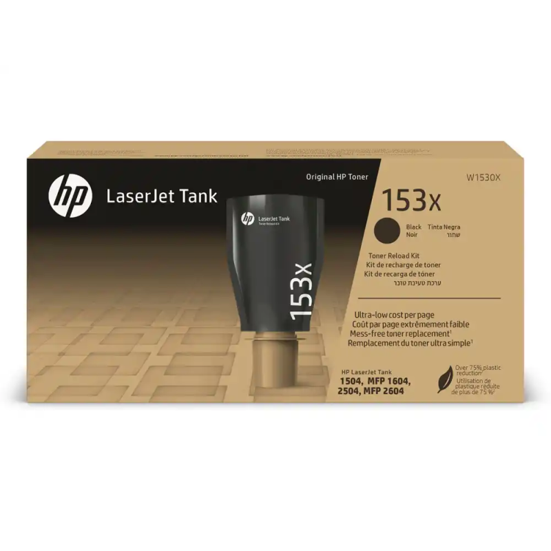 Kit recarga toner hp lj tank 1600/2600 n 153x 5.000 paginas