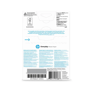 Papel fotografico hp glossy 10x15 cm 200 gr pack de 100 unidades
