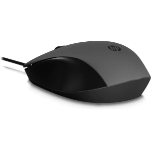 Raton hp 150 wired optico 1600 dpi 3 botones con cable color negro
