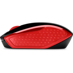 Raton hp 200 inalambrico optico 1000 dpi 2 botenes color rojo
