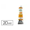 Pintura al oleo liderpapel tubo de aluminio de 20 ml color amarillo naranja