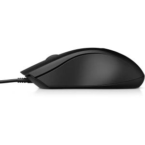 Raton hp 100 optico 1600 dpi 2 botones con cable color negro