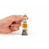 Pintura al oleo liderpapel tubo de aluminio de 20 ml color naranja permanente