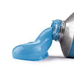 Pintura al oleo liderpapel tubo de aluminio de 20 ml color azul cian