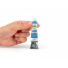 Pintura al oleo liderpapel tubo de aluminio de 20 ml color azul cian