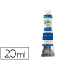Pintura al oleo liderpapel tubo de aluminio de 20 ml color azul cobalto