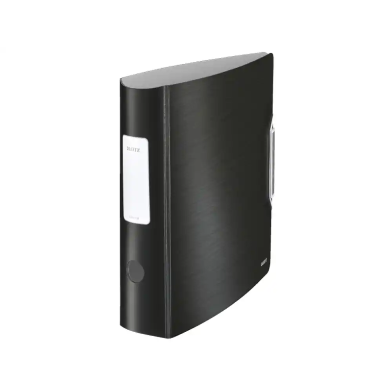 Archivador de palanca leitz active style 180 din a4 polyfoam lomo 82 mm negro satinado