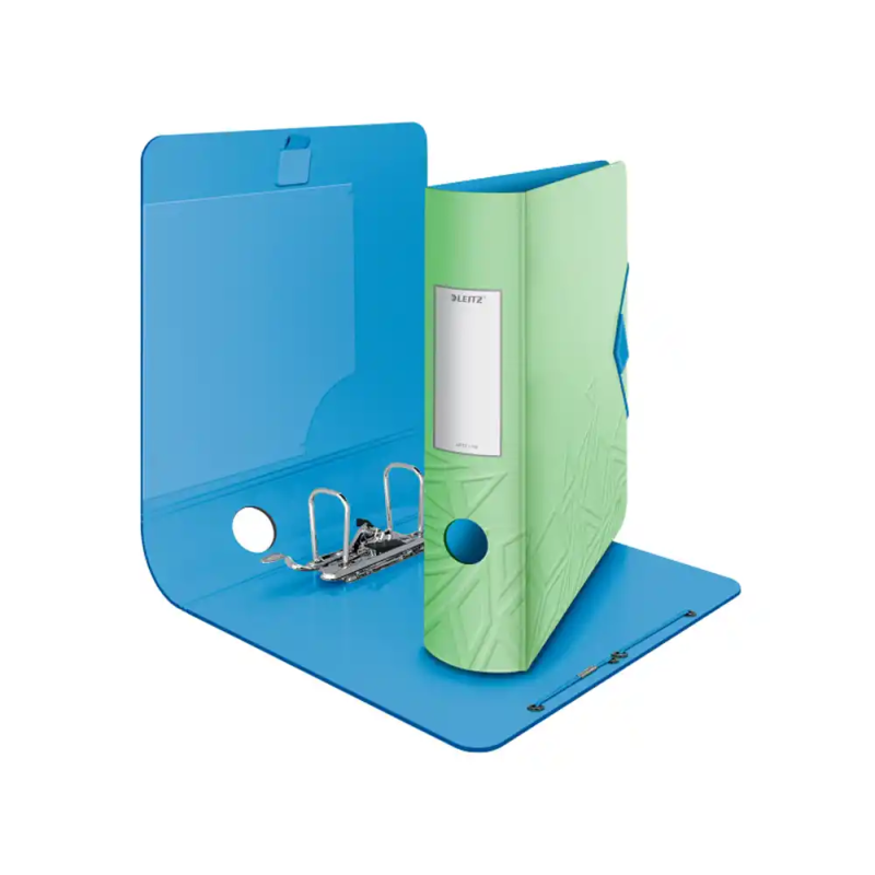 Archivador de palanca leitz active urban chic 180 din a4 polyfoam lomo 82 mm color verde