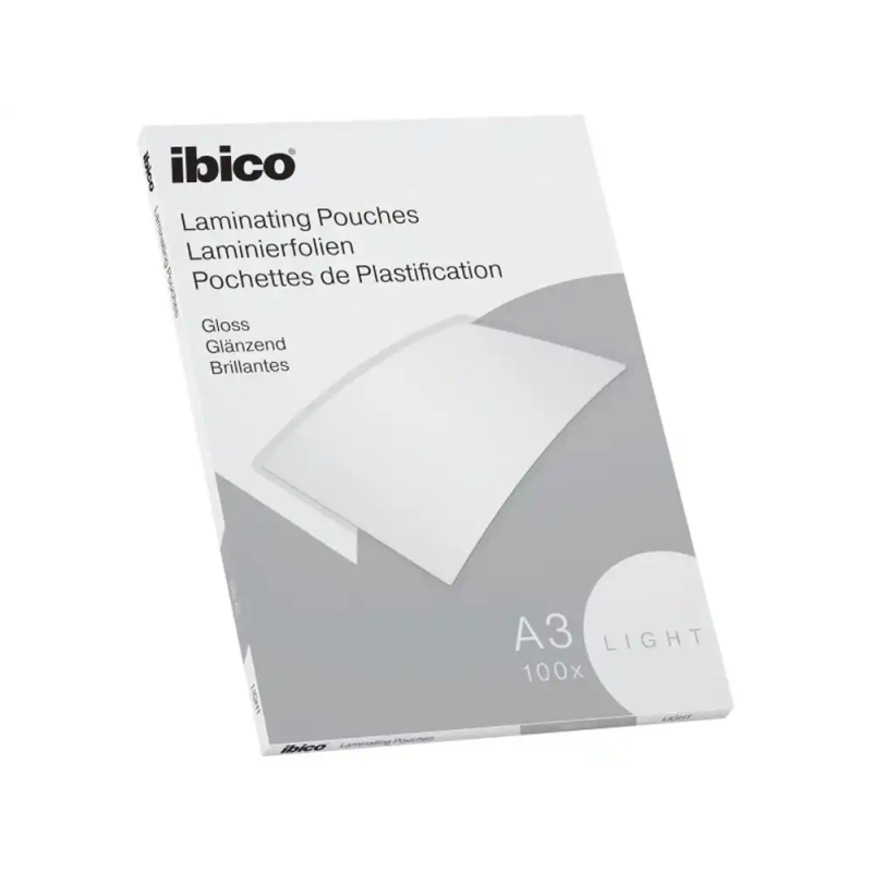 Bolsa de plastificar ibico din a3 light caja de 100 unidades