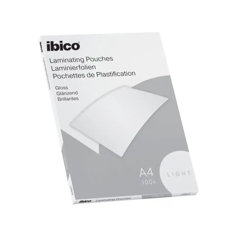 Bolsa de plastificar ibico din a4 light caja de 100 unidades